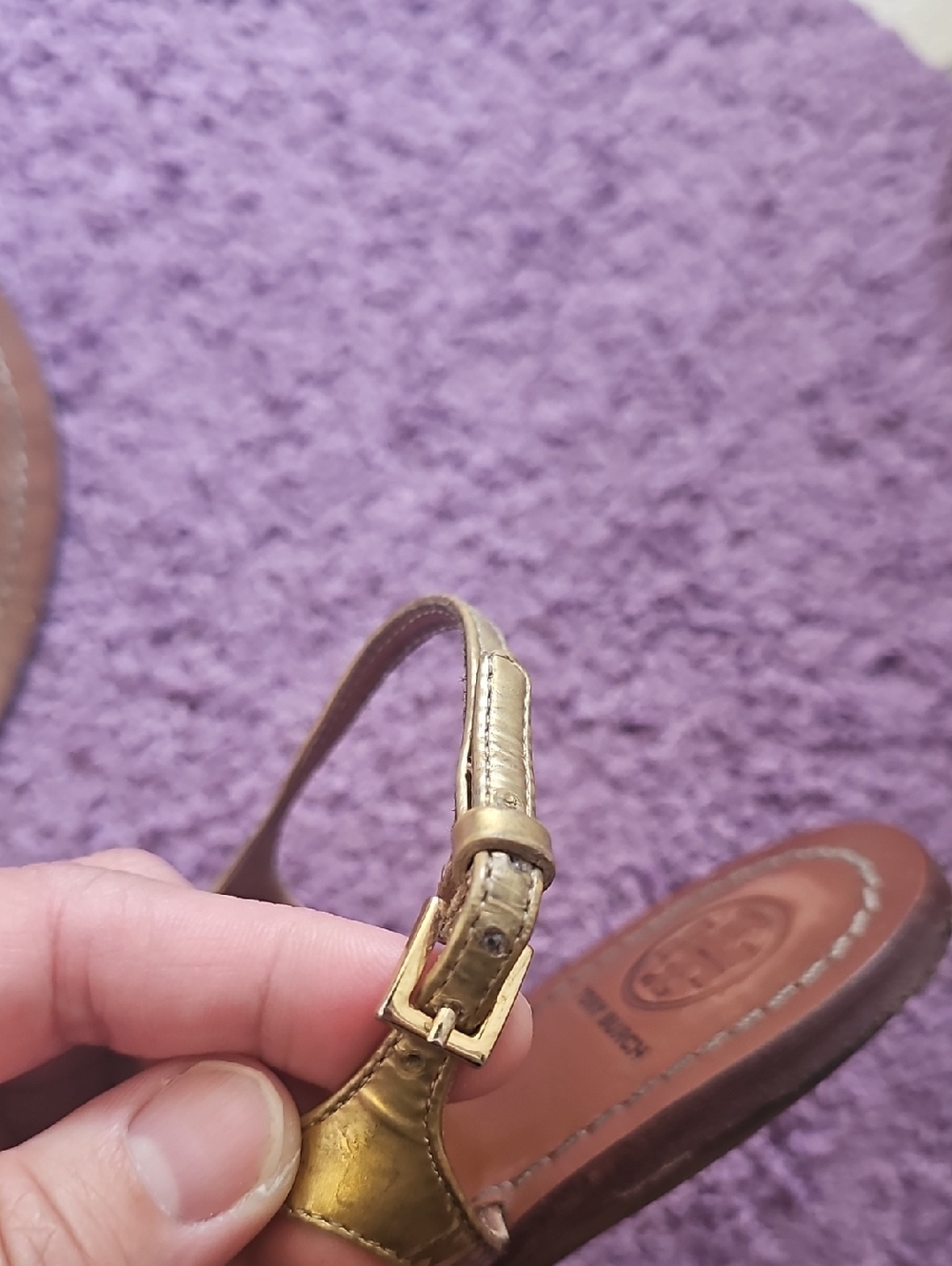 Tory Burch T-Strap Sandals - Picture 5 of 6